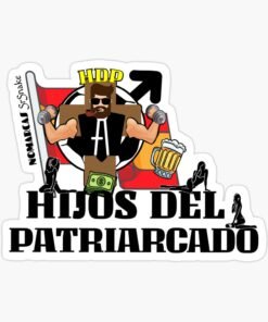 Pegatinas | Hijos Del Patriarcado (letras negras)