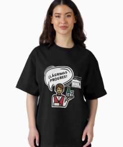 Alternative view of Camiseta oversize | Lágrimas progres