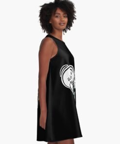 Alternative view of Vestido acampanado | Lágrimas progres