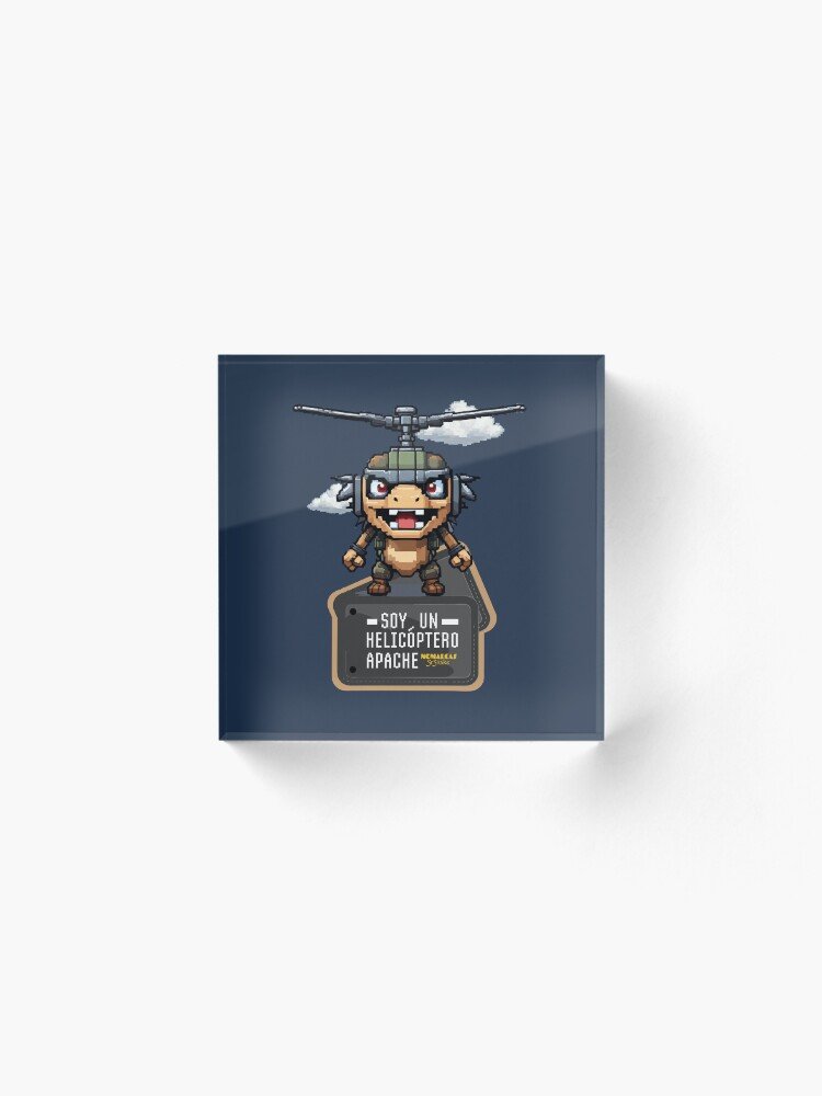 Bloques acrílicos | Soy un helicóptero apache - Imagen 2