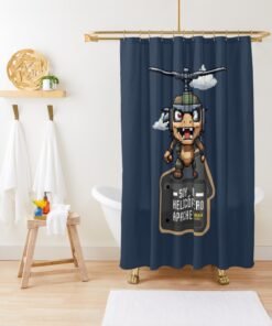 Cortina de ducha | Soy un helicóptero apache