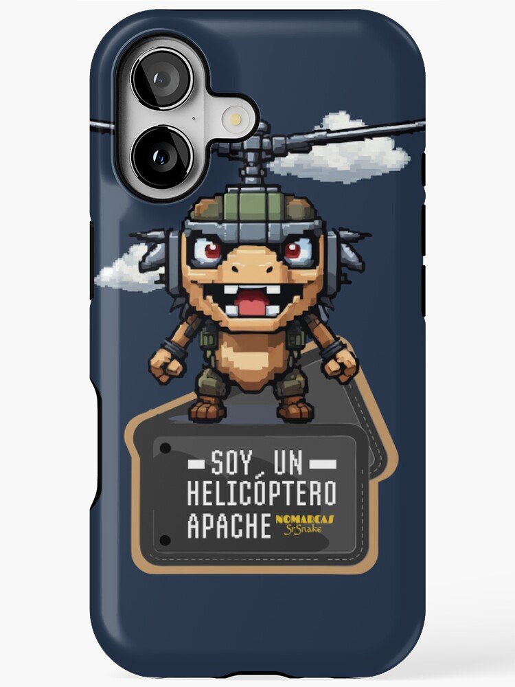Funda resistente MagSafe para iPhone | Soy un helicóptero apache - Imagen 2