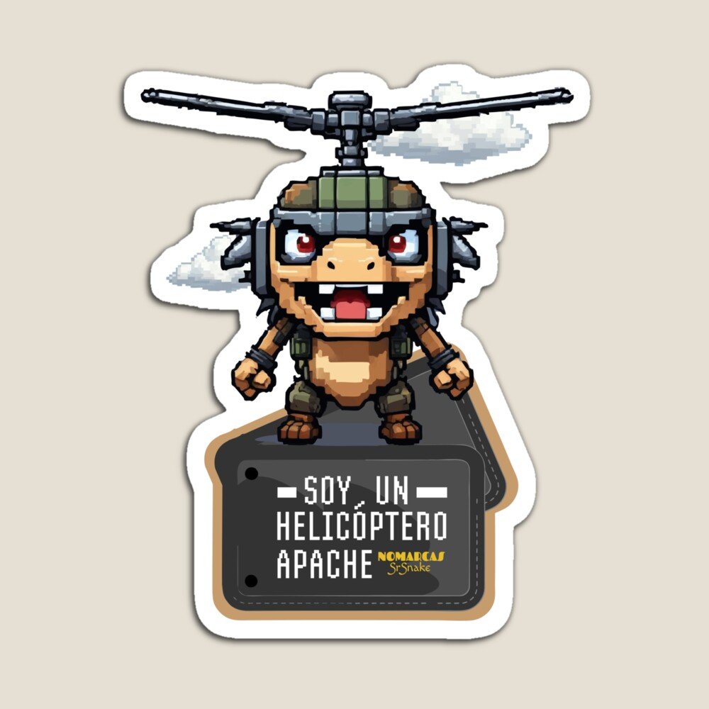 Imanes | Soy un helicóptero apache