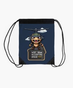 Mochila de cuerda | Soy un helicóptero apache