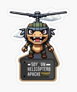 Pegatinas | Soy un helicóptero apache