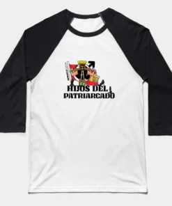 Camiseta Béisbol | Hijos Del Patriarcado (letras negras)