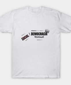Camisetas | Democracia formal (letras negras)