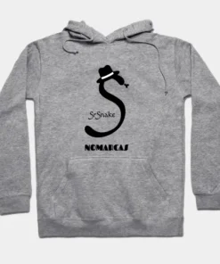 Sudaderas con capucha | Logotipo sencillo SrSnake (letras negras)