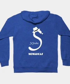 Alternative view of Sudaderas con capucha | Logotipo sencillo SrSnake (letras blancas)