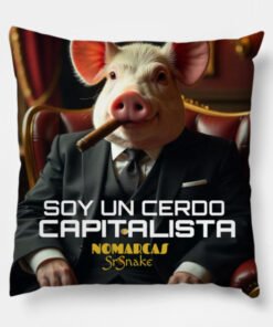 Cojín | Cerdo capitalista