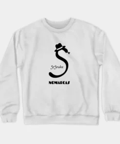 Sudaderas sin capucha | Logotipo sencillo SrSnake (letras negras)