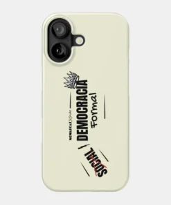 Fundas de móvil | Democracia formal (letras negras) 2.0