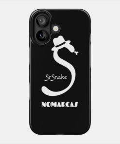 Fundas de móvil | Logotipo sencillo SrSnake (letras blancas)