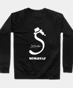Alternative view of Sudaderas sin capucha | Logotipo sencillo SrSnake (letras blancas)