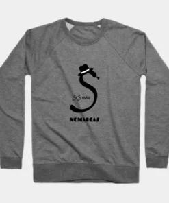 Alternative view of Sudaderas sin capucha | Logotipo sencillo SrSnake (letras negras)
