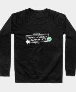 Alternative view of Sudaderas sin capucha | Producto 100% Cap (letras blancas)