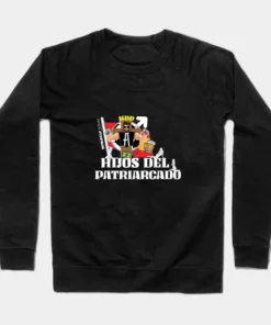 Alternative view of Sudaderas sin capucha | Hijos Del Patriarcado (letras blancas)