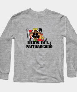 Camiseta de manga larga | Hijos Del Patriarcado (letras negras)