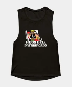 Alternative view of Camisetas de tirantes | Hijos Del Patriarcado (letras blancas)