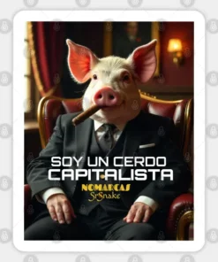 Alternative view of Pegatina | Cerdo capitalista