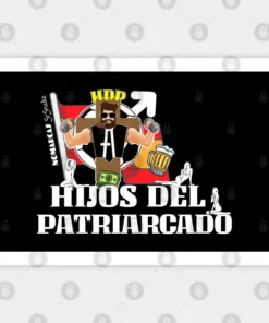 Alternative view of Pegatina | Hijos Del Patriarcado (letras blancas)