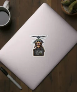 Pegatina | Soy un helicóptero apache
