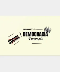 Poster and Art Prints | Democracia formal (letras negras)