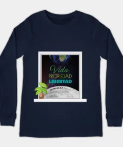 Alternative view of Camiseta de manga larga | Vida, Propiedad, Libertad