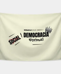 Tapiz | Democracia formal (letras negras)