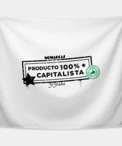 Alternative view of Tapiz | Producto 100% Cap (letras negras)