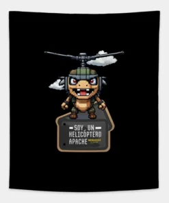 Alternative view of Tapiz | Soy un helicóptero apache