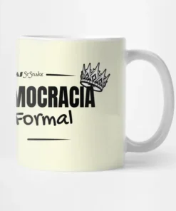 Alternative view of Tazas | Democracia formal (letras negras)