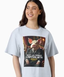 Camiseta holgada boxy | Cerdo capitalista
