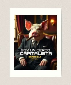 Lámina artística | Cerdo capitalista