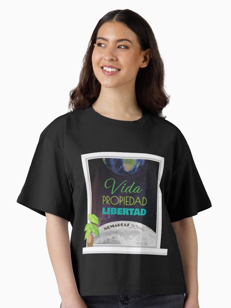 Camiseta holgada boxy | Vida, Propiedad, Libertad