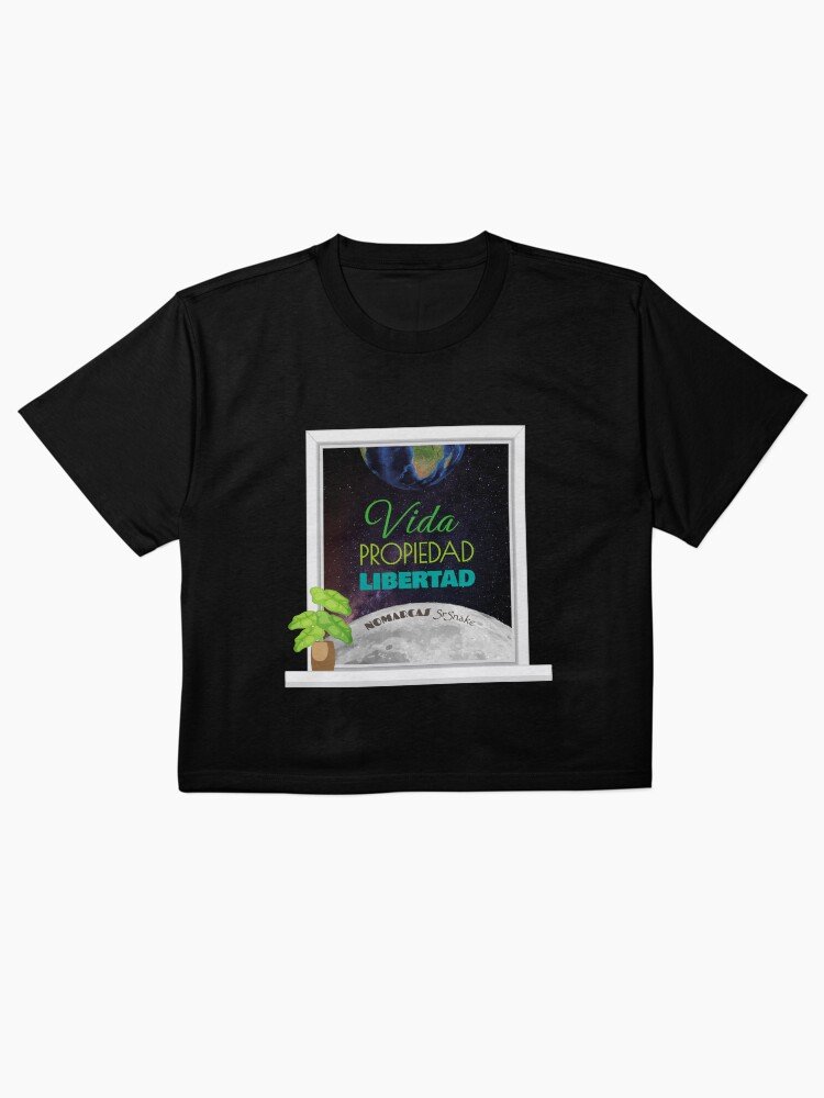 Camiseta holgada boxy | Vida, Propiedad, Libertad - Imagen 2