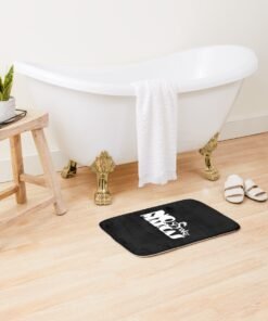 Alternative view of Alfombra de baño | Logotipo NOMARCAS SrSnake (letras blancas)