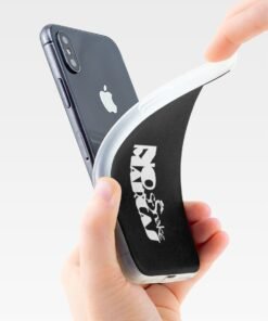 Funda blanda para iPhone | Logotipo NOMARCAS SrSnake (letras blancas)