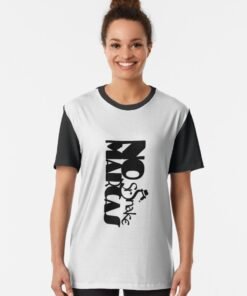 Alternative view of Camisetas gráficas | Logotipo NOMARCAS SrSnake (letras negras)