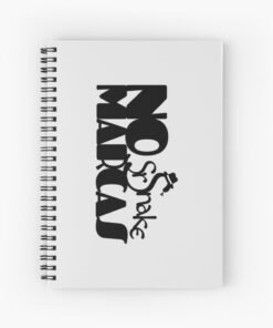 Cuaderno de espiral | Logotipo NOMARCAS SrSnake (letras negras)