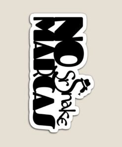 Imanes | Logotipo NOMARCAS SrSnake (letras negras)