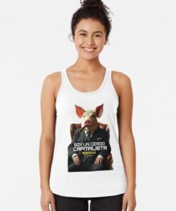 Camiseta con espalda nadadora | Cerdo capitalista 4.0