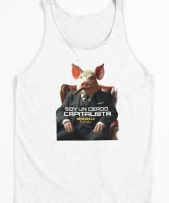 Alternative view of Camiseta de tirantes | Cerdo capitalista 4.0