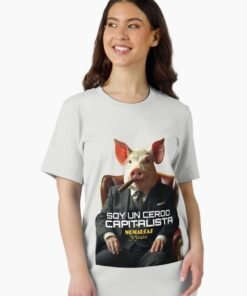 Alternative view of Camiseta esencial | Cerdo capitalista 4.0