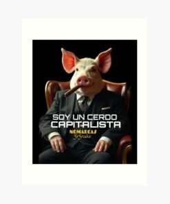 Lámina artística | Cerdo capitalista 4.0