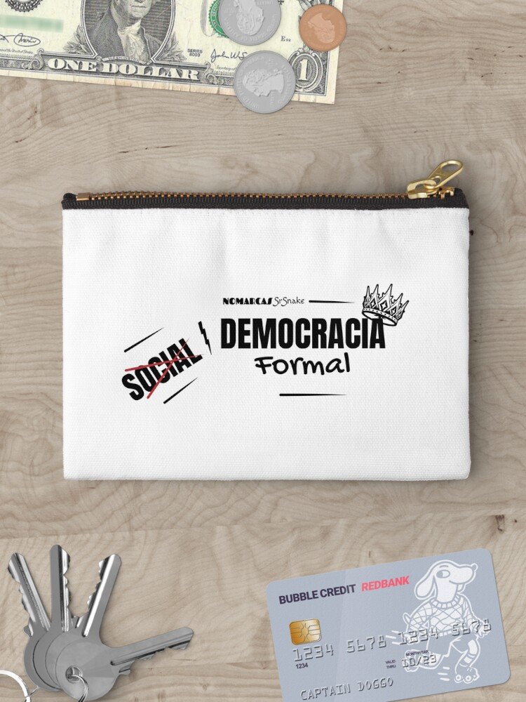 Bolso de mano | Democracia formal (letras negras) - Imagen 3