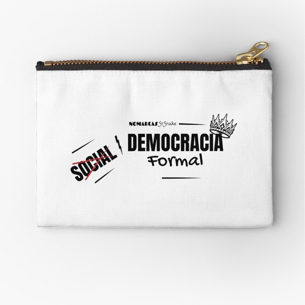 Bolso de mano | Democracia formal (letras negras)