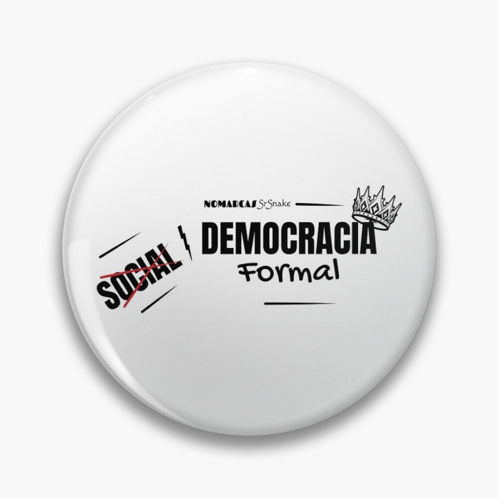 Chapas | Democracia formal (letras negras)