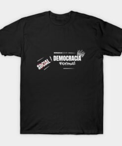Camisetas | Democracia formal (letras blancas)