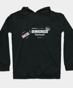 Sudaderas con capucha | Democracia formal (letras blancas)